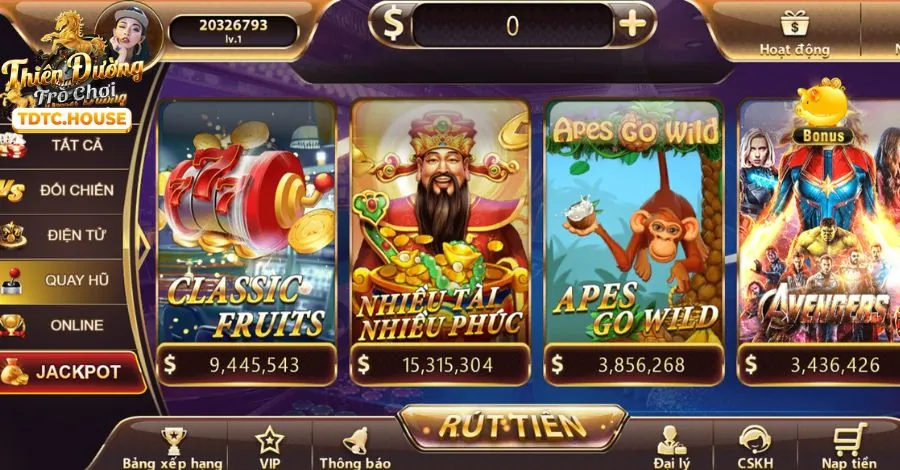 Biểu đồ tăng trưởng của 7clubs casino